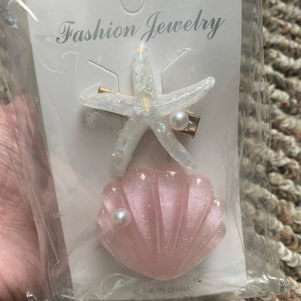 2 pairs of mermaid hair accessories! NWOT in package